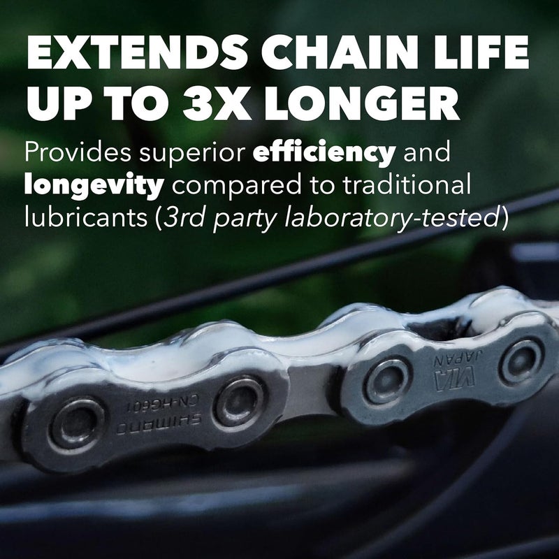 SILCA Super Secret Bike Chain Lube - Liquid Chain Wax to Clean, Smooth & Silence - Ultra Fast Bike Lube - Special Formula for Friction Reduction & Improved Wattage Output in All Weather - Image 1